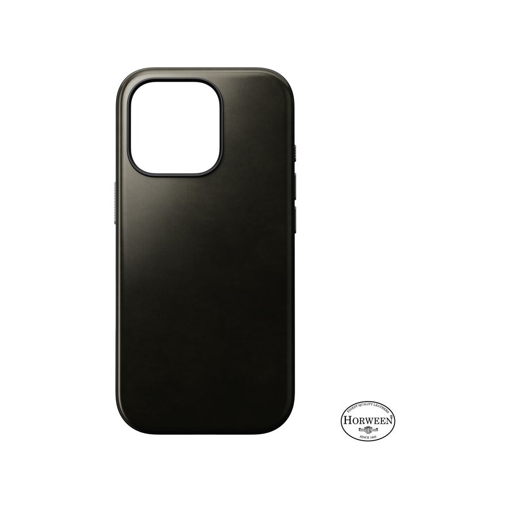 Nomad-Modern-Leather-Case-MagSafe-kryt-iPhone-16-Pro-zeleny-chromovany