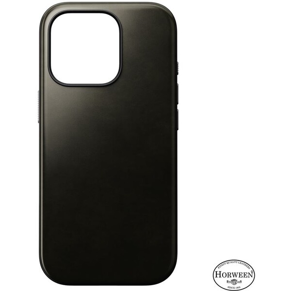 Nomad-Modern-Leather-Case-MagSafe-kryt-iPhone-16-Pro-zeleny-chromovany