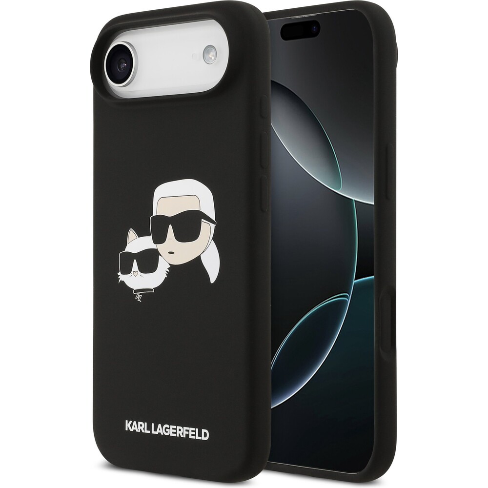Karl-Lagerfeld-Liquid-Silicone-Double-Heads-MagSafe-kryt-iPhone-Air-cerny