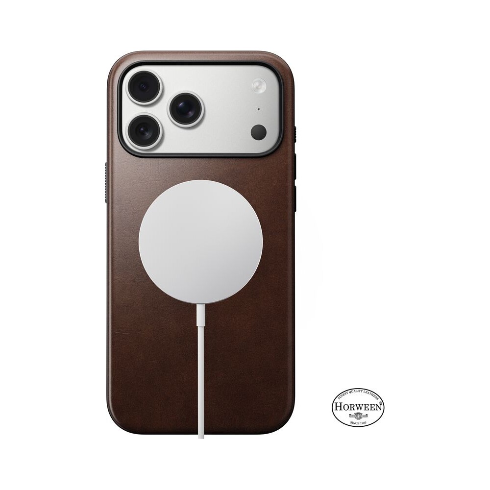 Nomad-Modern-Leather-Case-Horween-MagSafe-kozeny-kryt-iPhone-17-Pro-Max-Rustic-Brown