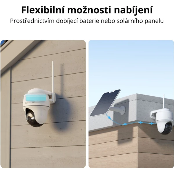Reolink Argus Series B440+Solar Panel+64GB bateriová Wi-Fi bezpečnostní ...