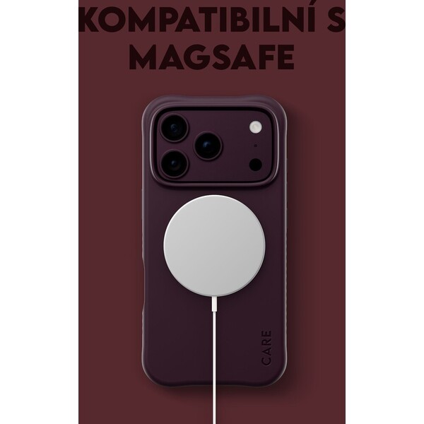 PanzerGlass-CARE-Samba-MagSafe-kryt-Apple-iPhone-18-Pro-17-Pro-Dark-Cherry-fialovy
