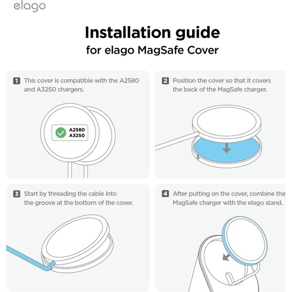 ELAGO-Retro-W5-Magsafe-iPhone-stojanek-bily