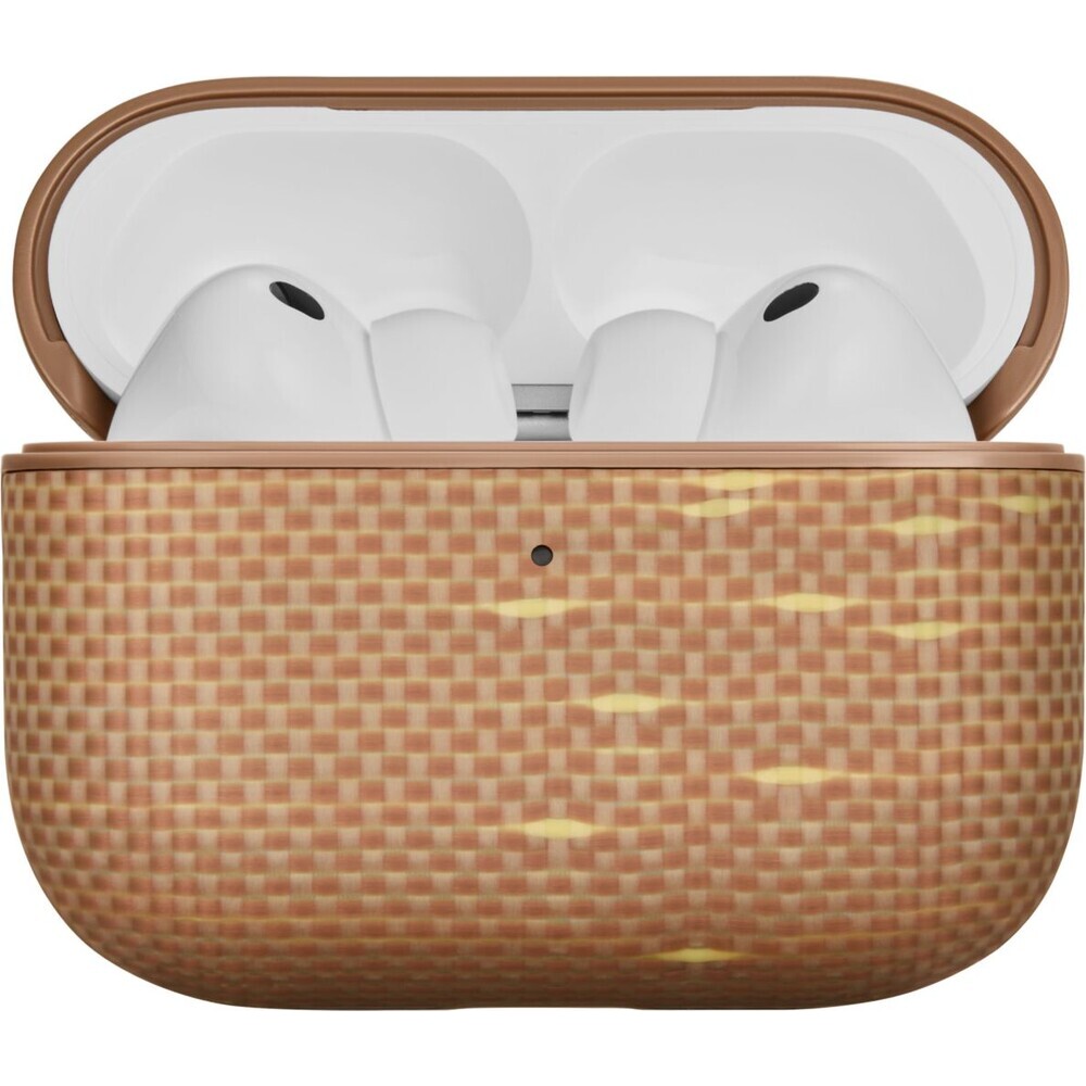 Pitaka-Aramid-Fiber-Magnetic-Case-pouzdro-AirPods-Pro-3-Golden-Glint