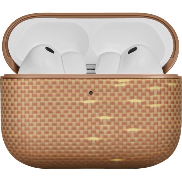 Pitaka-Aramid-Fiber-Magnetic-Case-pouzdro-AirPods-Pro-3-Golden-Glint