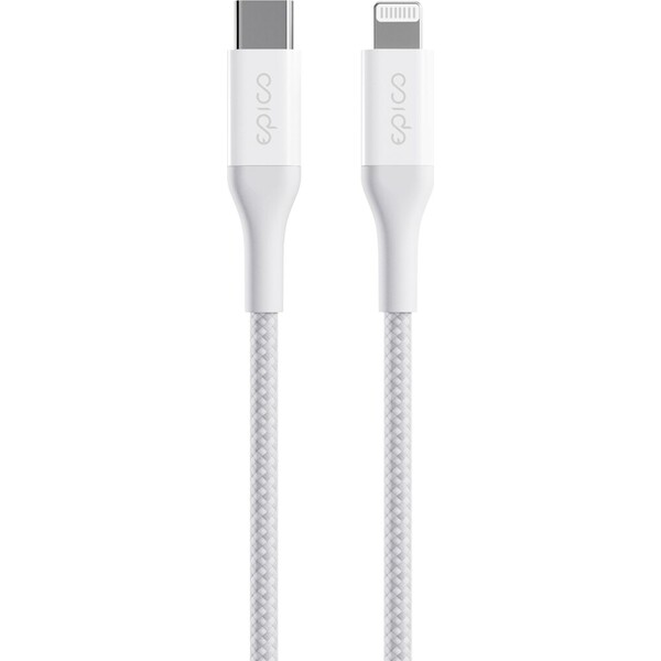 Epico-UltraLink-USB-C-na-Lightning-1-2m-kabel-bily