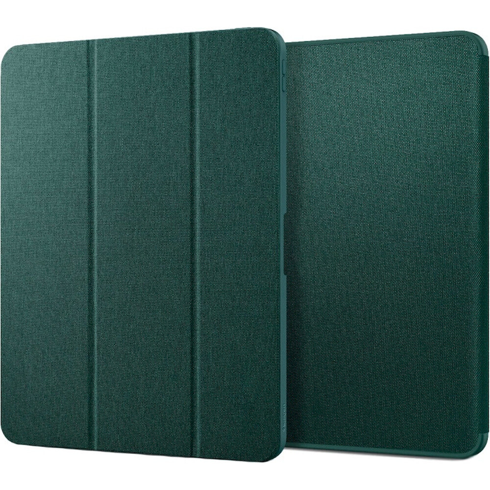 Spigen-Urban-Fit-flipove-pouzdro-iPad-Pro-13-2025-tmave-zelene