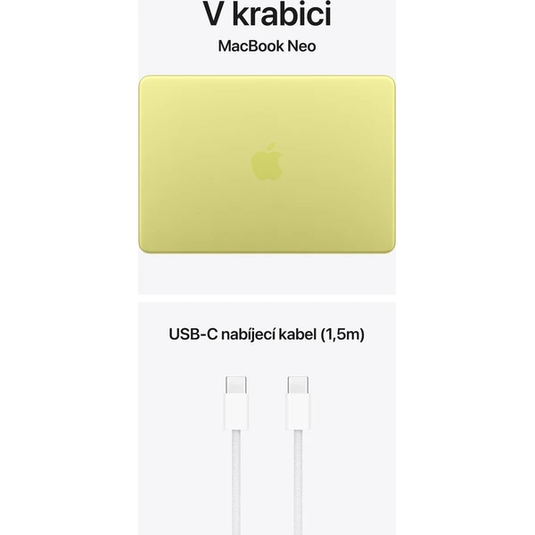 Apple MacBook Neo (2026) 8GB / 256GB citrusově žlutá - Notebooky - Obrázek d_0b362c90a8b84fb3a1ad63085a88384d