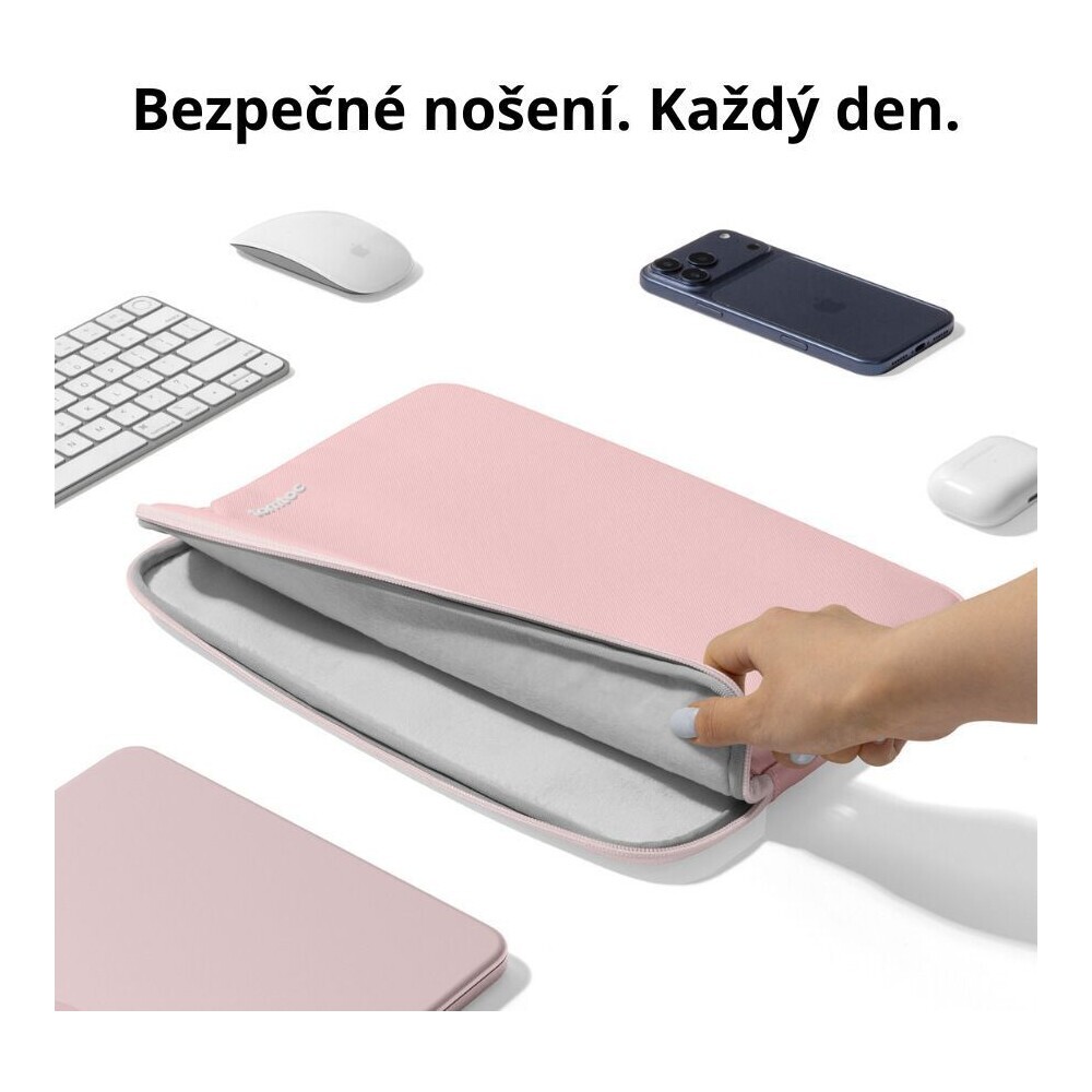 tomtoc-Light-A18-sleeve-pouzdro-13-MacBook-Neo-ruzove
