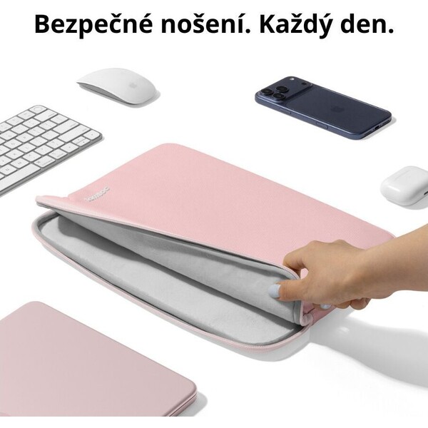 tomtoc-Light-A18-sleeve-pouzdro-13-MacBook-Neo-ruzove