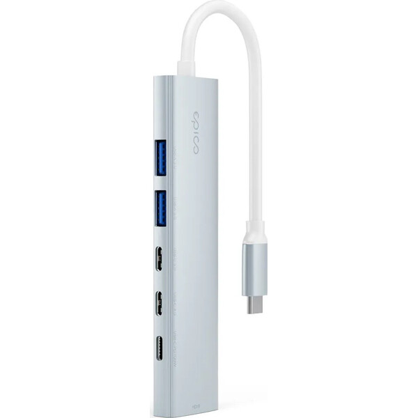 Epico-UltraHub-6in1-Slim-Alu-USB-C-Hub-EH20-blankytne-modry
