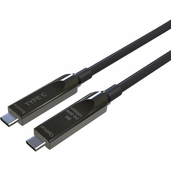 PremiumCord-USB-C-10Gbps-DP1-4-opticky-kabel-7m