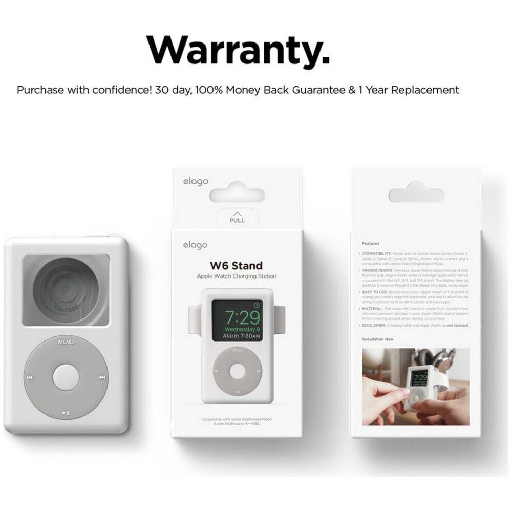 ELAGO-W6-Retro-iPod-stojanek-pro-Apple-Watch-bily-sedy