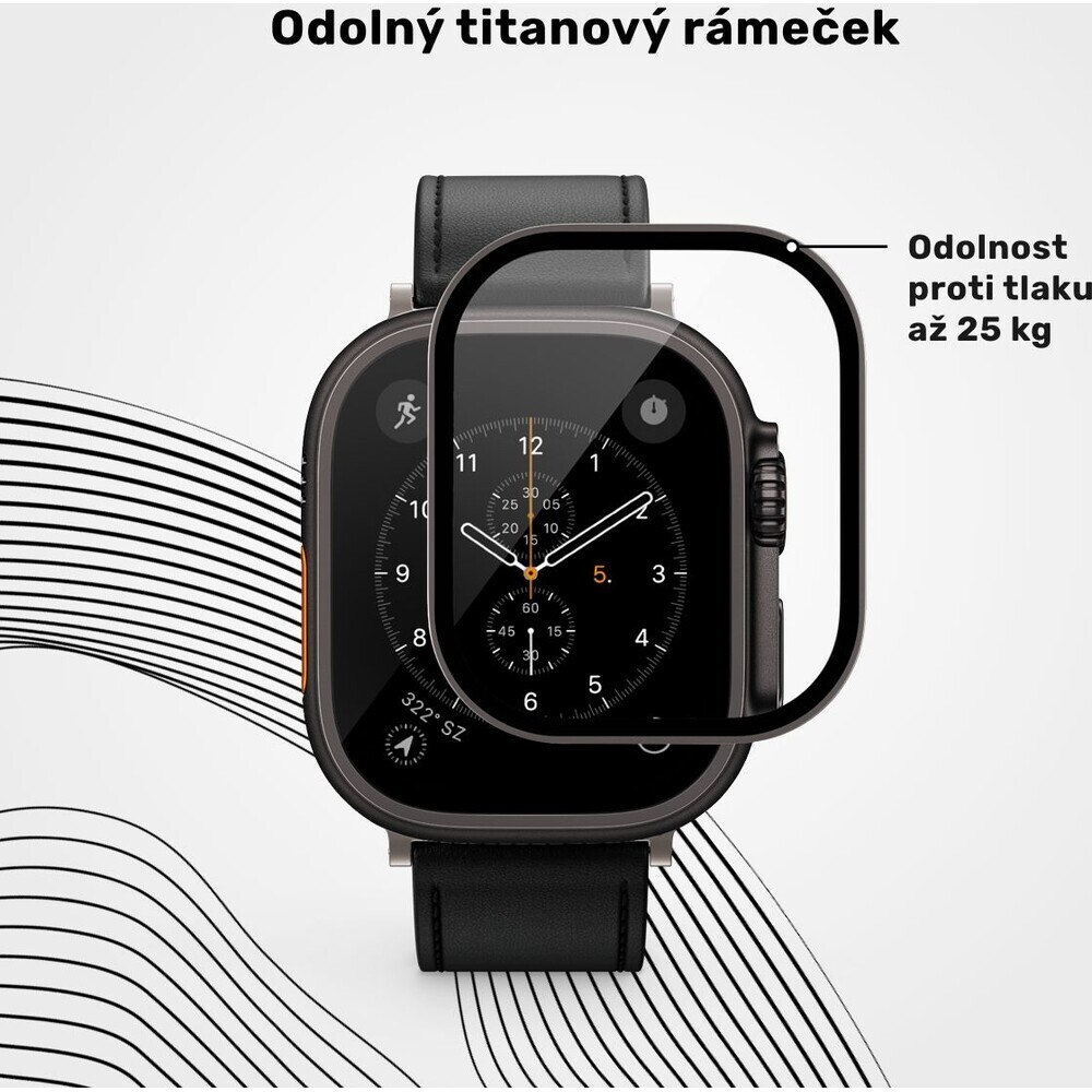 UNUM-by-Epico-SapphireShield-Watch-Protector-safirove-sklo-pro-Apple-Watch-Ultra-49mm-cerne