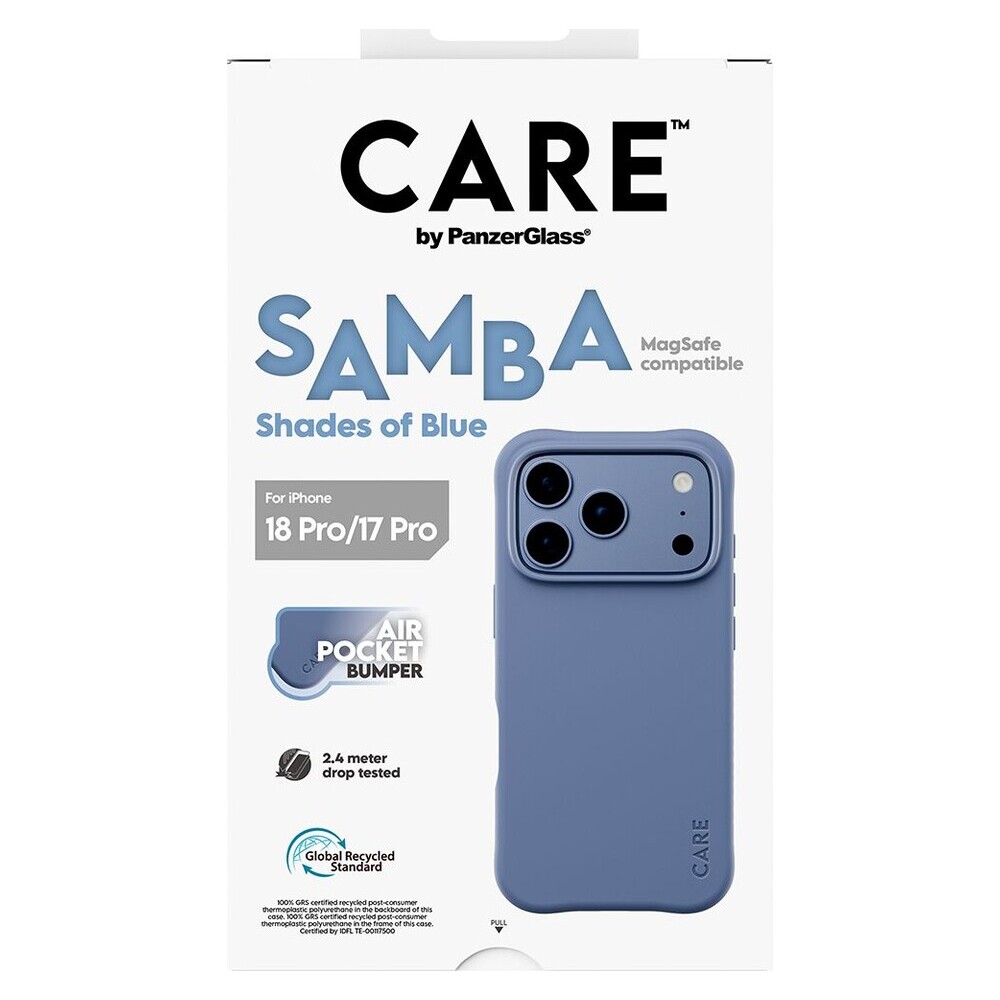 PanzerGlass-CARE-Samba-MagSafe-kryt-Apple-iPhone-18-Pro-17-Pro-Shades-of-Blue-modry