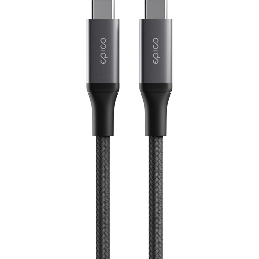 Epico-UltraLink-USB4-40Gbps-240W-8K-60Hz-1-5m-USB-C-kabel-cerny