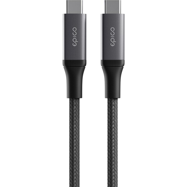 Epico-UltraLink-USB4-40Gbps-240W-8K-60Hz-1-5m-USB-C-kabel-cerny