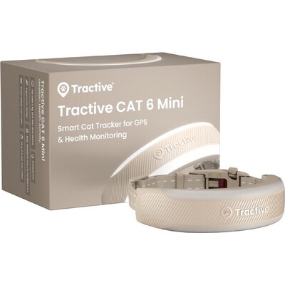 Tractive CAT 6 Mini chytrý GPS lokátor pro kočky hnědý