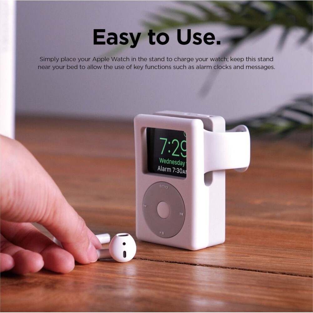 ELAGO-W6-Retro-iPod-stojanek-pro-Apple-Watch-bily-sedy