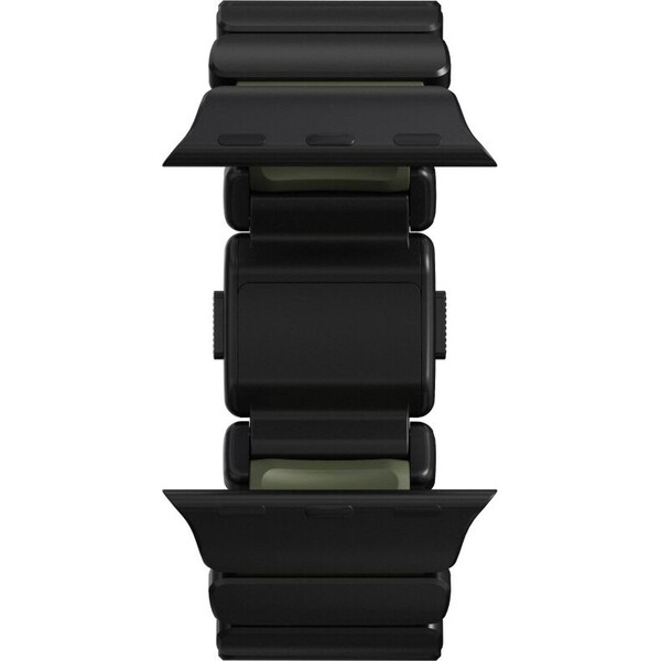 Nomad-Stratos-Band-FKM-reminek-Apple-Watch-45-46-49mm-Black-Titanium-Forest-Green