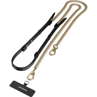 MagEasy 9mm Modern Chain Strap univerzální popruh černá/zlatá