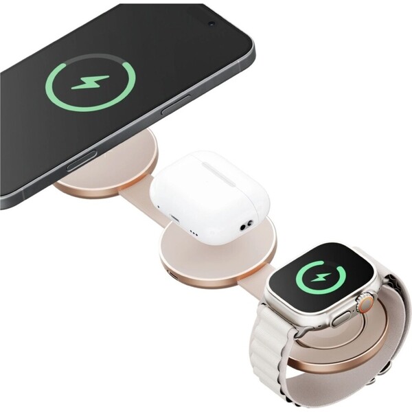 ENERGEA-AluMag-Trio-3v1-Foldable-Qi2-hlinikova-MagSafe-nabijecka-15W-zlata