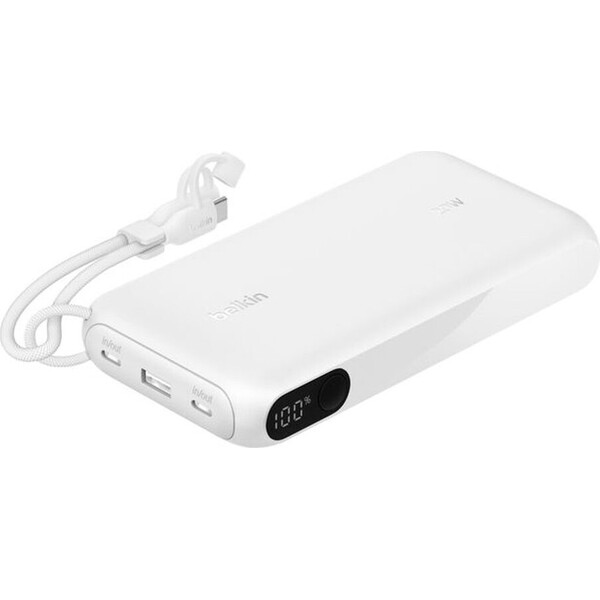 Belkin-BOOST-CHARGE-USB-C-PowerBanka-s-displejem-20000mAh-PD-20W-bila