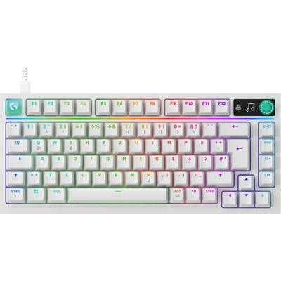 Logitech G316 X 75 herní mechanická klávesnice (USINTL) bílá