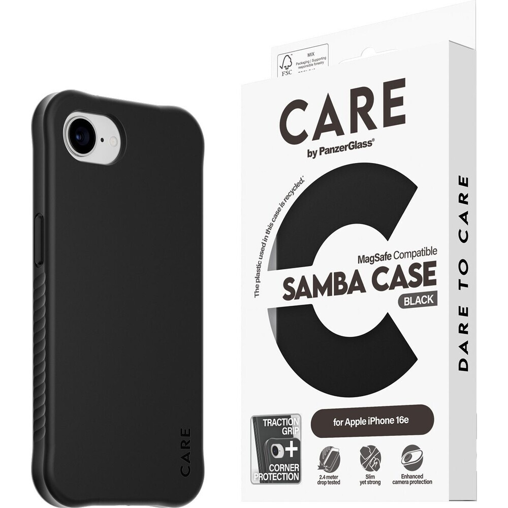 PanzerGlass-CARE-Samba-MagSafe-kryt-Apple-iPhone-17e-16e-cerny