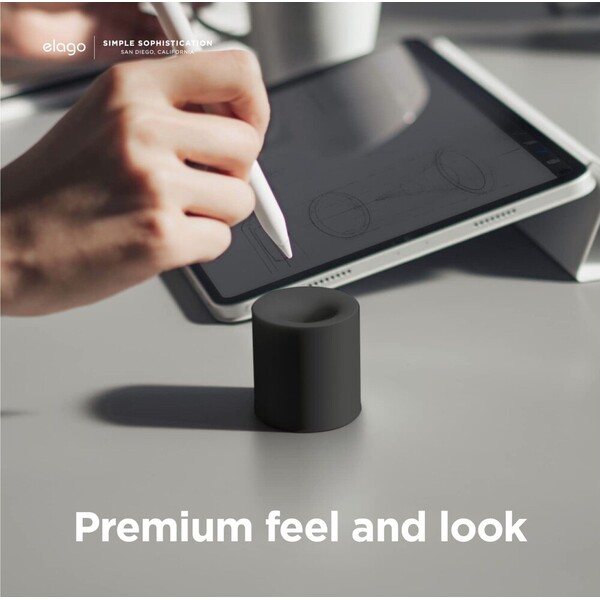 ELAGO-Silicone-Stand-stojanek-pro-Apple-Pencil-bily