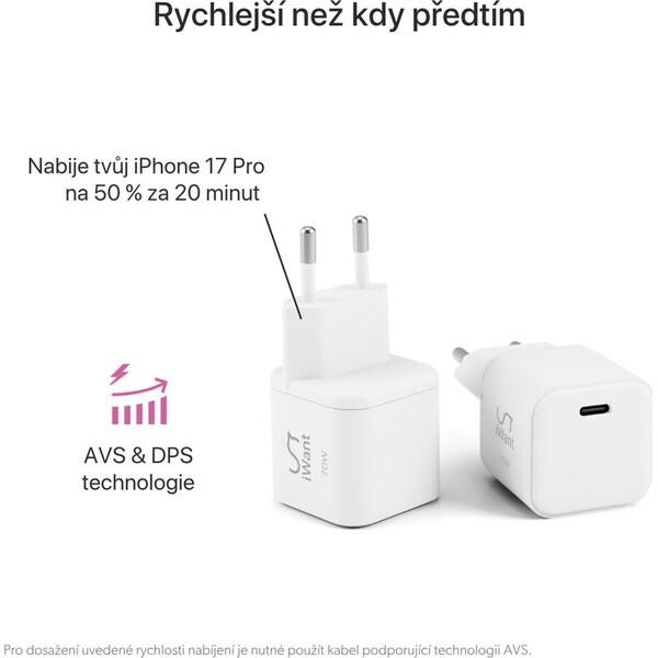 iWant-UltraBoost-Micro-AVS-GaN-70W-nabijecka-bila