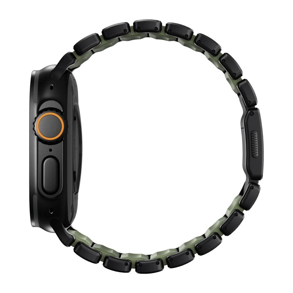 Nomad-Stratos-Band-FKM-reminek-Apple-Watch-45-46-49mm-Black-Titanium-Forest-Green
