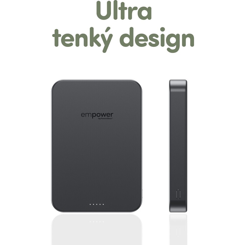 PanzerGlass-empower-bezdratova-Qi2-powerbanka-10000-mAh-MagSafe-cerna