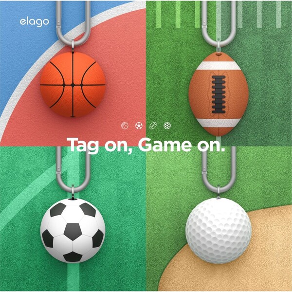 ELAGO-Sport-Edition-Golf-pouzdro-pro-Apple-AirTag-bile