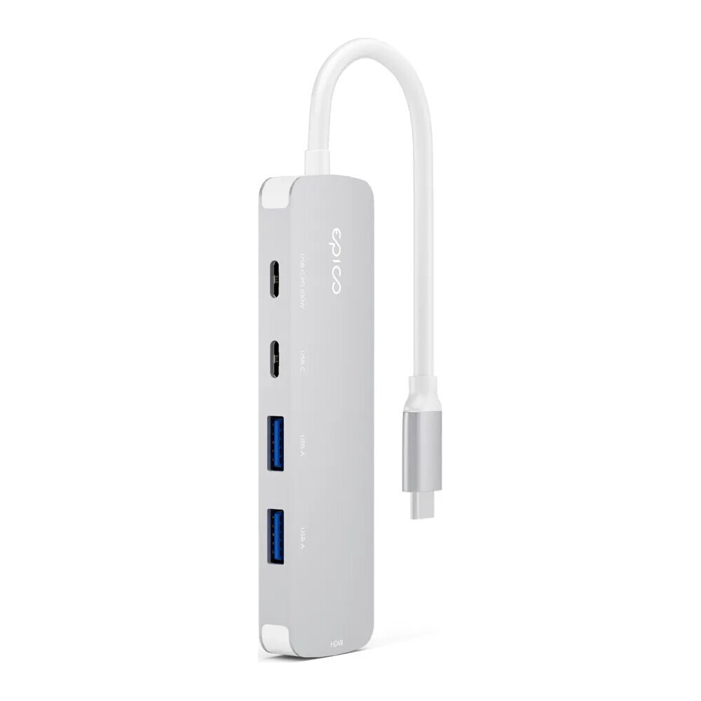 Epico-UltraHub-5in1-Slim-Alu-USB-C-Hub-EH15-stribrny