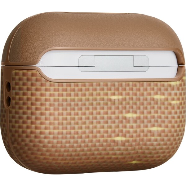 Pitaka-Aramid-Fiber-Magnetic-Case-pouzdro-AirPods-Pro-3-Golden-Glint