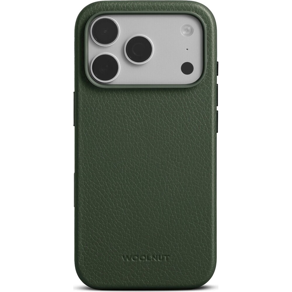 Woolnut-MagSafe-kozeny-kryt-iPhone-18-Pro-tmave-zeleny
