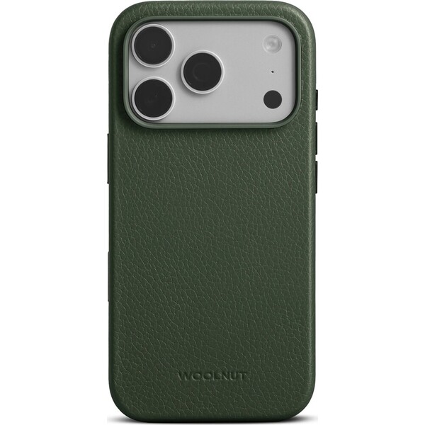 Woolnut-MagSafe-kozeny-kryt-iPhone-18-Pro-tmave-zeleny