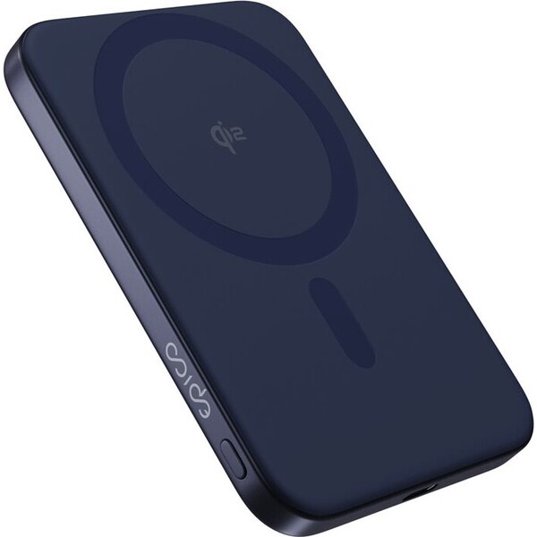 iWant-by-Epico-UltraPack-Qi2-Slim-5000mAh-hlinikova-Mag-bezdratova-powerbanka-modra