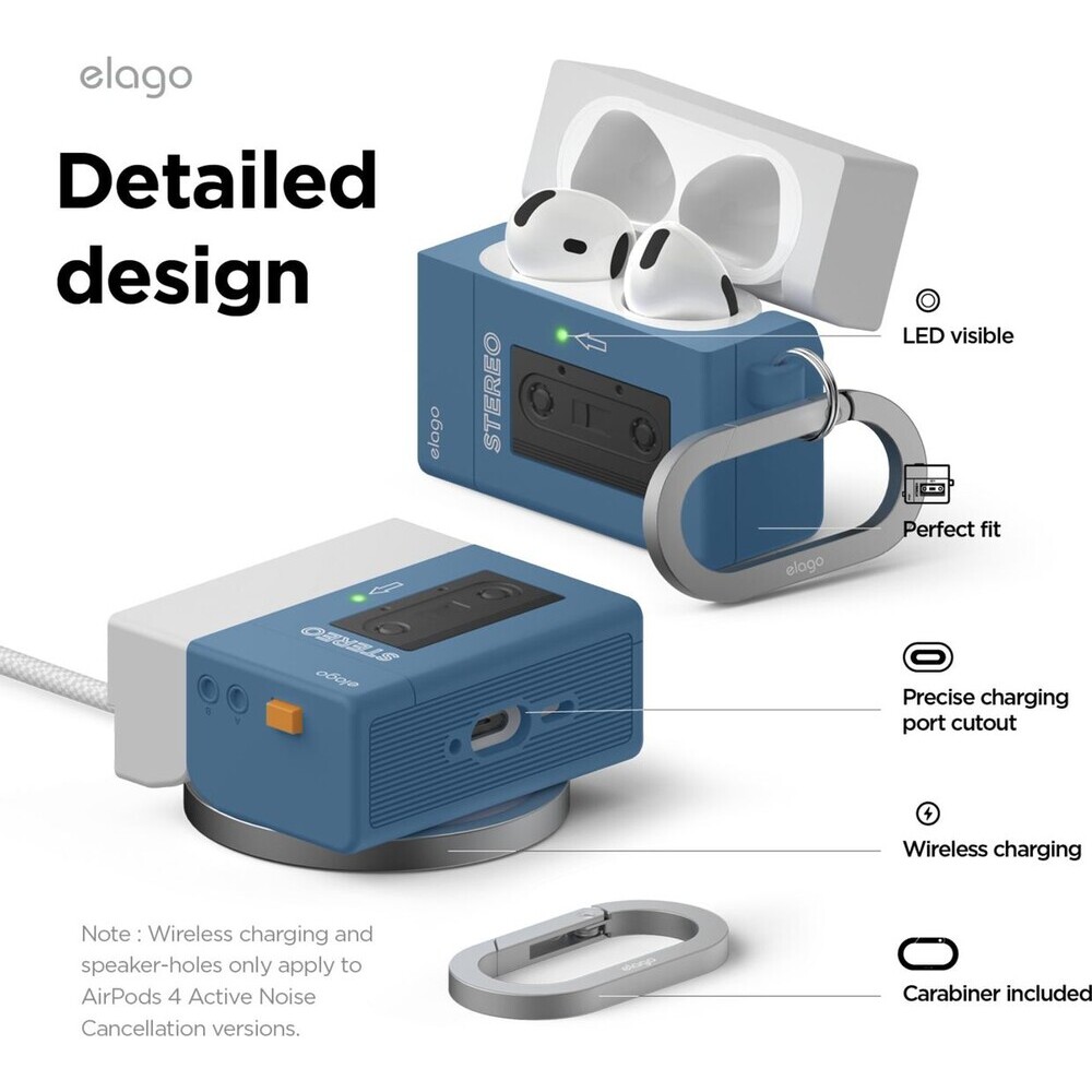 ELAGO-Cassette-Player-pouzdro-Airpods-4-tmave-modre