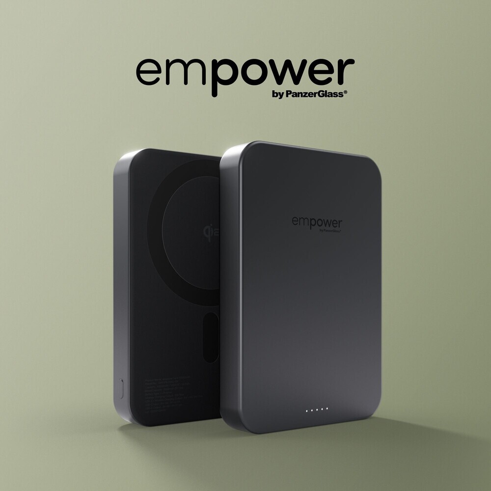 PanzerGlass-empower-bezdratova-Qi2-powerbanka-10000-mAh-MagSafe-cerna