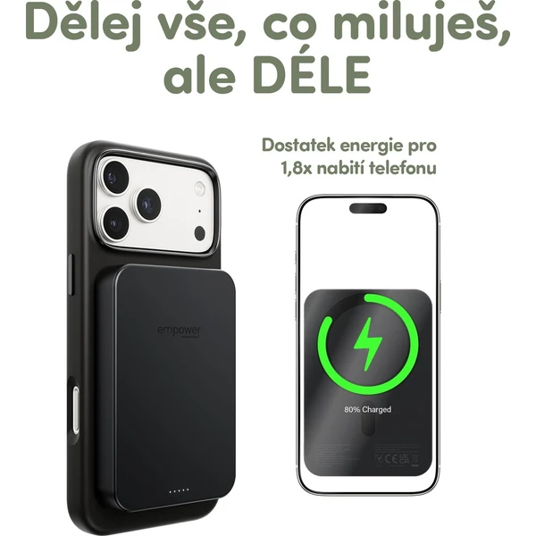 PanzerGlass-empower-bezdratova-Qi2-powerbanka-10000-mAh-MagSafe-cerna