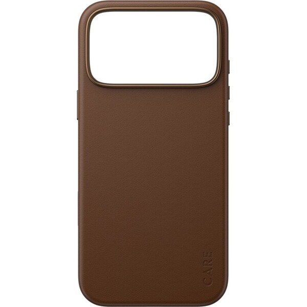 PanzerGlass-CARE-SOLO-MagSafe-kryt-z-veganske-kuze-iPhone-17-Pro-Max-hnedy