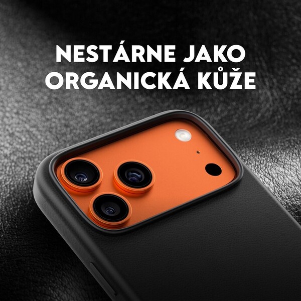 PanzerGlass-CARE-SOLO-MagSafe-kryt-z-veganske-kuze-iPhone-17e-16e-cerny