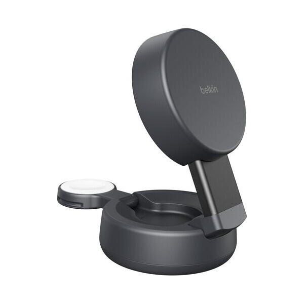 Belkin-UltraCharge-PRO-Qi2-25W-2v1-MagSafe-nabijecka-tmave-seda