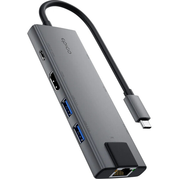 Epico-UltraHub-9in1-Slim-Alu-USB-C-Hub-EH30-s-Ethertnetem-vesmirne-cerny