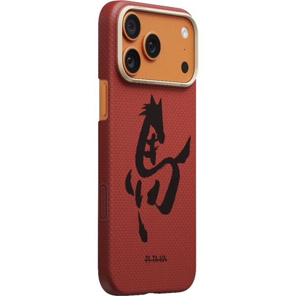 Pitaka-Edge-Case-Ink-Horse-MagSafe-kryt-iPhone-17-Pro-Cinnabar