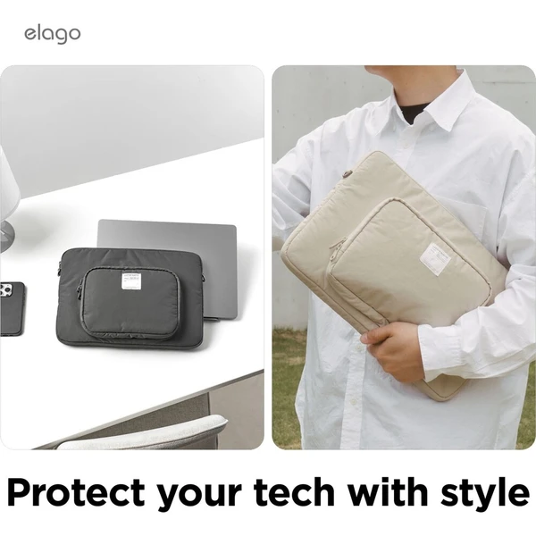 ELAGO PC Sleeve pouzdro pro MacBook 15"-16'' světle šedé - Pouzdra - Obrázek d_44c12444afcd43d098115e48eea5900b