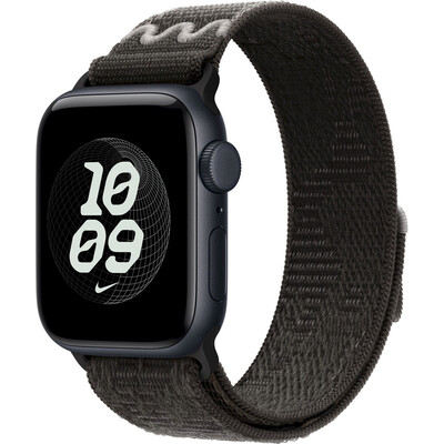 Apple Watch 42/41/40/38mm After Dark Black provlékací sportovní řemínek Nike
