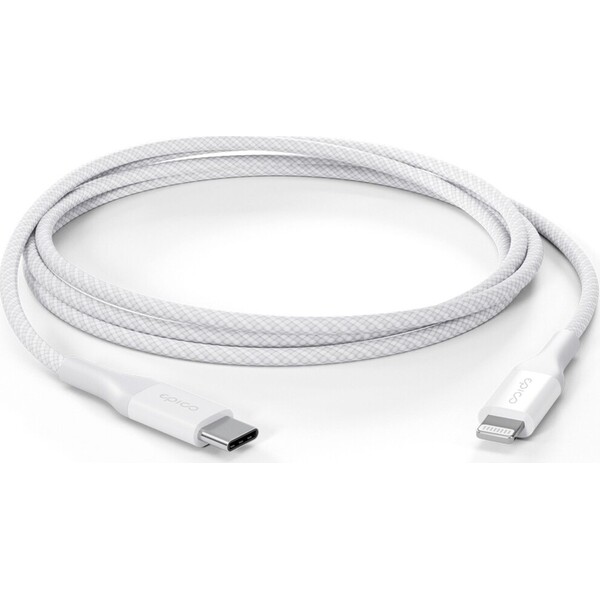 Epico-UltraLink-USB-C-na-Lightning-1-2m-kabel-bily